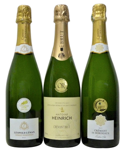 2 set France selection champagne made law Sparkling white wine 3 pcs set ×2 set 750ml×3ps.@ total 6ps.