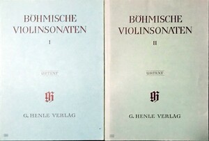 bohe mia. va Io Lynn * sonata selection compilation 1-2 Bohmische Violinsonaten import musical score / foreign book / string comfort /henle/henre