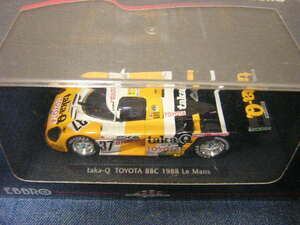 1/43　EBBRO 1988年ルマン24時間レース　taka-Qチームトムス88C#37　P・バリッラ、小河等、T・ニーデル