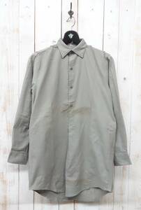 VINTAGE EU ヨーロッパ古着 ＊チェコ軍　1960'S ＊グランパシャツ　ミリタリーシャツ 　プルオーバーシャツ ＊36 1967＊古着卸　EU 買付