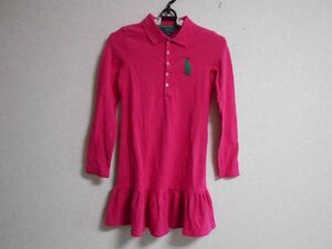  beautiful goods * Ralph Lauren * Polo One-piece *. pink *sizeM(8-10)