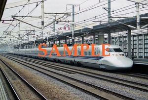 Ｆ【鉄道写真】Ｌ版1枚　７００系新幹線　営業運転開始前試運転　山陽新幹線