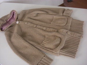  used Minimum Minimum knitted coat Camel 