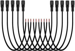 メス DC電源ケーブル 5.5x2.1mm プラグ プラグ電源供給ケーブル