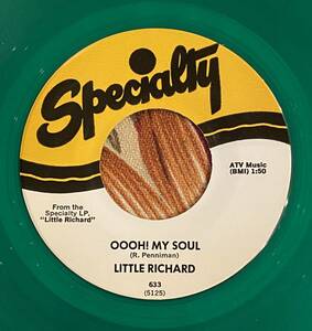 LITTLE RICHARD Green Vinyl 7inch OOOH! MY SOUL ロックンロール ロカビリー