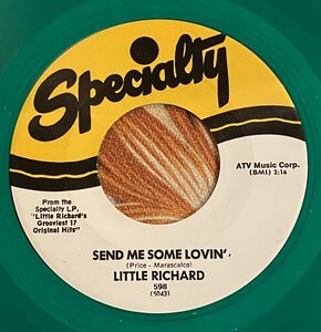 LITTLE RICHARD Green Vinyl 7inch SEND ME SOME LOVIN’ ロックンロール ロカビリー