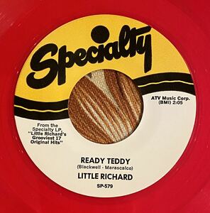 LITTLE RICHARD Red Vinyl 7inch READY TEDDY ロックンロール ロカビリー