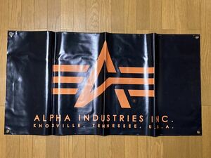 ★ 激レア ALPHA INDUSTRIES 非売品 両面 バナー タペストリー ★