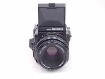 ZENZA BRONICA/ブロニカ 中判一眼レフカメラ ETR Si/標準レンズ ZENZANON-PE 75mm F2.8 § 64772-10_画像3