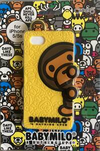 新品未開封♪定価の半額以下!!A BATHING APE アベイシングエイプ BABY MILO ベイビーマイロ「iPhone 5/5S/(初代)SE用ケース」スマホケース