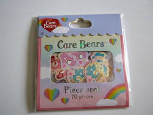 1.【新品】ケアベア*フレークシール 70ピース*Care Bears