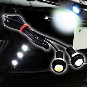 2個Set LED/ヘッドライト/デイライト/フォグランプ/イーグルボルト 白 ソリオ バンディット ワゴンR RR スティングレー スイフト 汎用