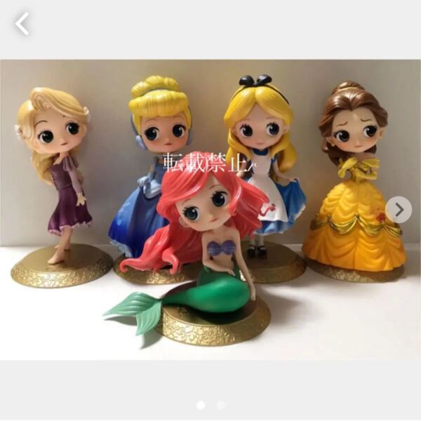 Qposket ディズニープリンセス フィギュア