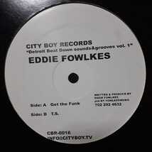 EDDIE FOWLKES / DETROIT BEAT DOWN SOUNDS & GROOVES VOL. 1 / GET THE FUNK / T.S. /デトロイト・テクノ/TECHNO/DJ NOBU_画像1