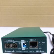 中古Panasonic Media Converter1000SX PN61304 光メディアコンバーター SHA931_画像2