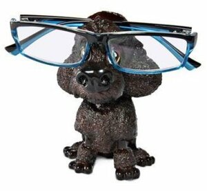 英国発メガネスタンド★プードル★米国直輸入新品★Optipaws eye glasses holder Black Poodle