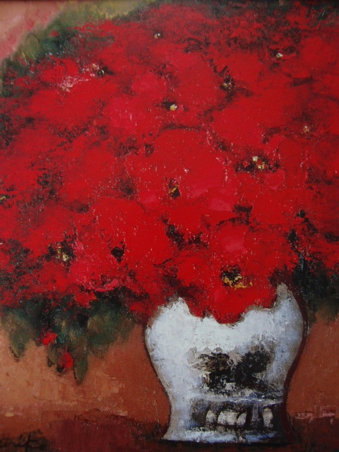 Yuriko Shuto [Flor roja], Obras populares, Libros de arte raros y cuadros enmarcados., Cuatro estaciones, Paisaje, En buena condición, envío gratis, Cuadro, Pintura al óleo, Naturaleza, Pintura de paisaje