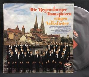 独LP【Singen Volkslieder】Regensburger Domspatzen（レーゲンスブルク大聖堂少年聖歌隊 合唱ボーイソプラノ）