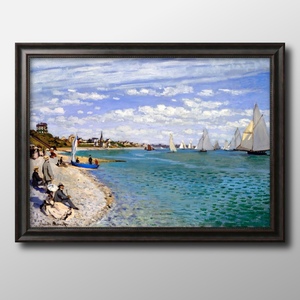 Art hand Auction 2820 ■ ¡Envío gratis! Póster A3 pintura/ilustración/mate de Claude Monet, residencia, interior, otros
