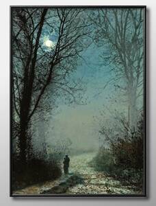 Art hand Auction 4161 ■ Free shipping!! A3 poster Grimshaw Nordic/Korean/painting/illustration/matte, Housing, interior, others