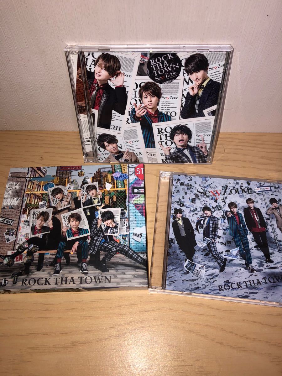 ファッションデザイナーCD種類豊富な品揃え THA ROCK Zone Sexy TOWN 3点 カラフルEyes よびすて