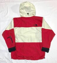 【レア】90s THE NORTH FACE CORDURA PLUS GORE-TEX JACKET ノースフェイス ゴアテックスマウンテンジャケット メンズL 赤白 ヴィンテージ_画像2