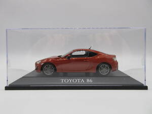 1/30 トヨタ 86 オレンジメタリック　カラーサンプル 非売品 ディーラー特注品 ミニカー