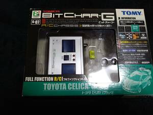 *TOMY Tomica bit Charge - полный функция R/C Toyota Celica [ черный ][ повреждение есть, пробег не талант ]
