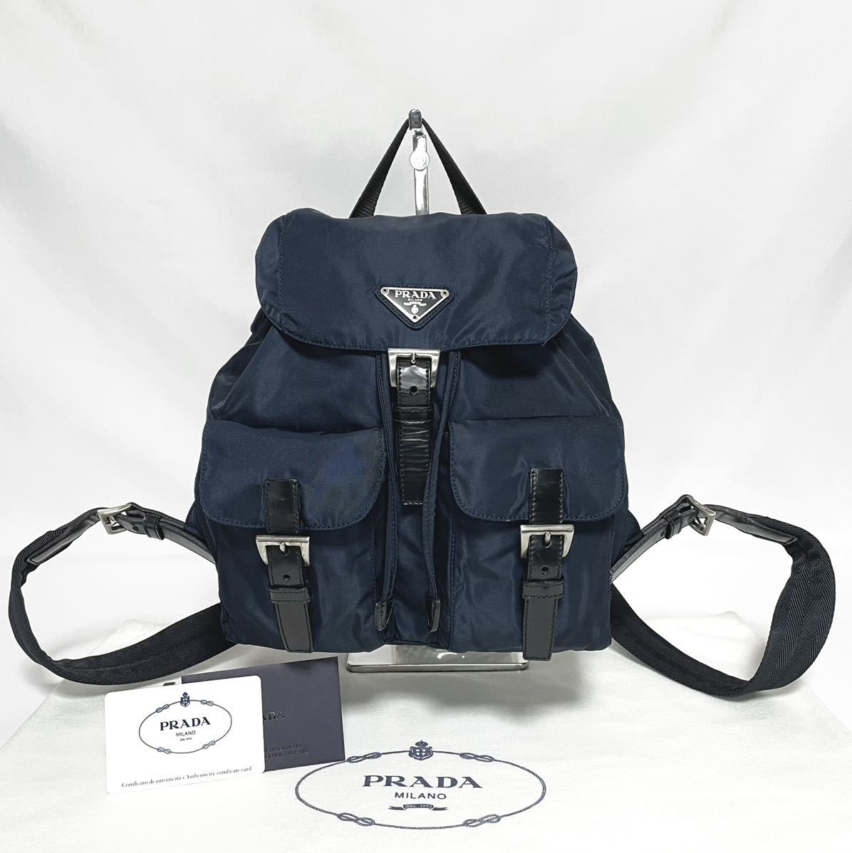 2022公式店舗 【美品】PRADA 三角ロゴ リュック ナイロン × レザー ネイビー - リュック/バックパック - hlt.no 2022公式店舗 【美品】PRADA 三角ロゴ リュック ナイロン × レザー ネイビー - リュック/バックパック - hlt.no