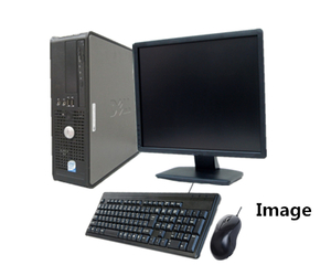 ポイント5倍 中古パソコン Windows XP Pro搭載 19インチ液晶セット DELL Optiplex シリーズ Core i5/4G/新品SSD 480GB/DVD-ROM