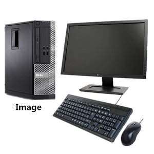 ポイント5倍 中古パソコン Windows 7 Pro 32Bit Microsoft Office Personal 2007付 20型セット DELL Optiplex Core i5/2G/500GB/DVD-ROM