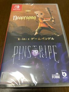 送料無料 新品未開封 ニンテンドースイッチ ゲームソフト neversong & PINSTRIPE ネバーソング & ピンストライプ Nintendo Switch 任天堂