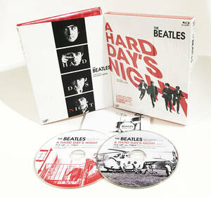 【бесплатная доставка! ] The Beatles The Beatles "Hard Day's Night's (2-Disc First Limited Edition)" Blu-Ray Set