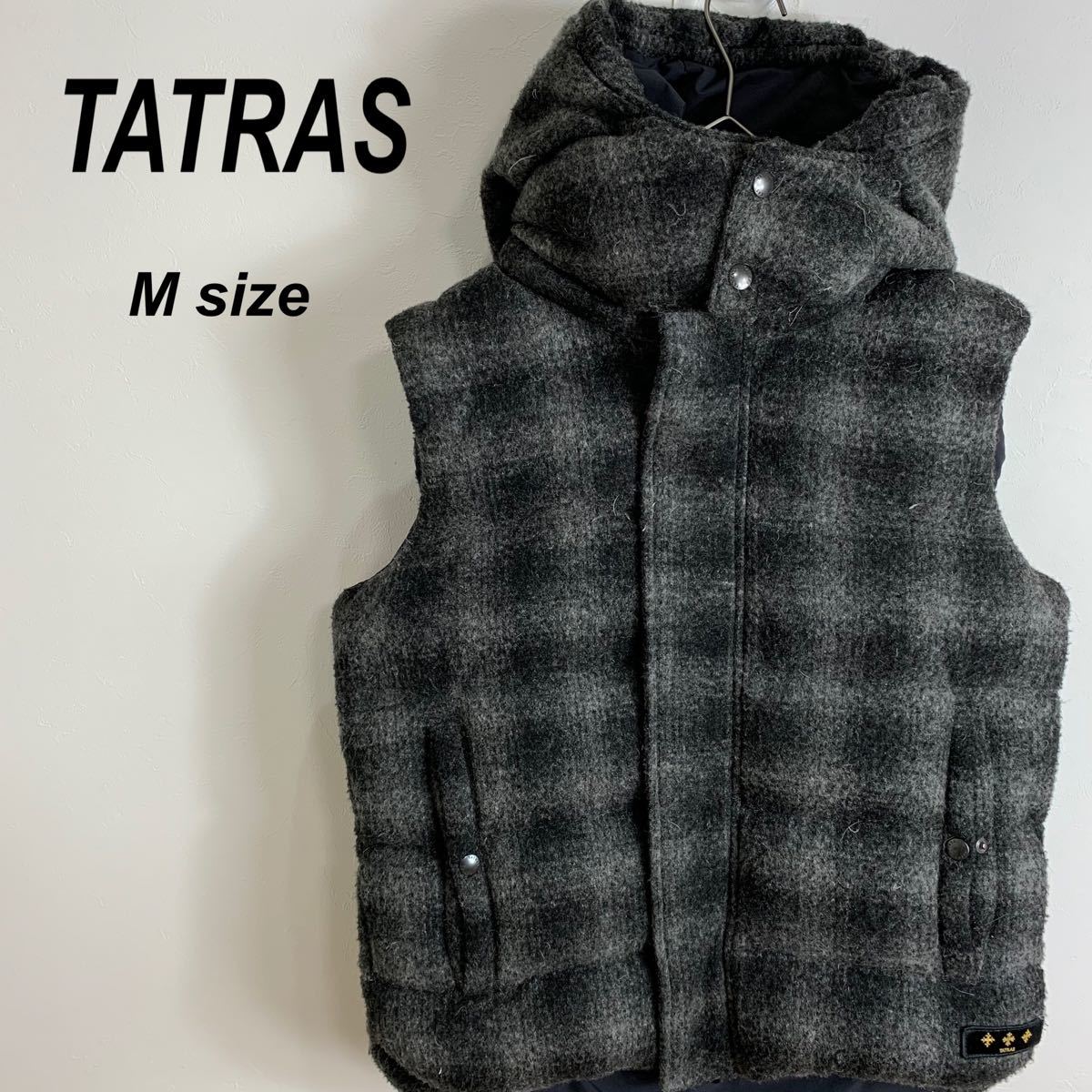 国内正規品 TATRAS ダウンベスト サイズ1 リバーシブル ブラック