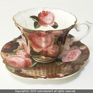  Royal Arden cup & saucer bo-n tea ina rose rose 37436 new goods 