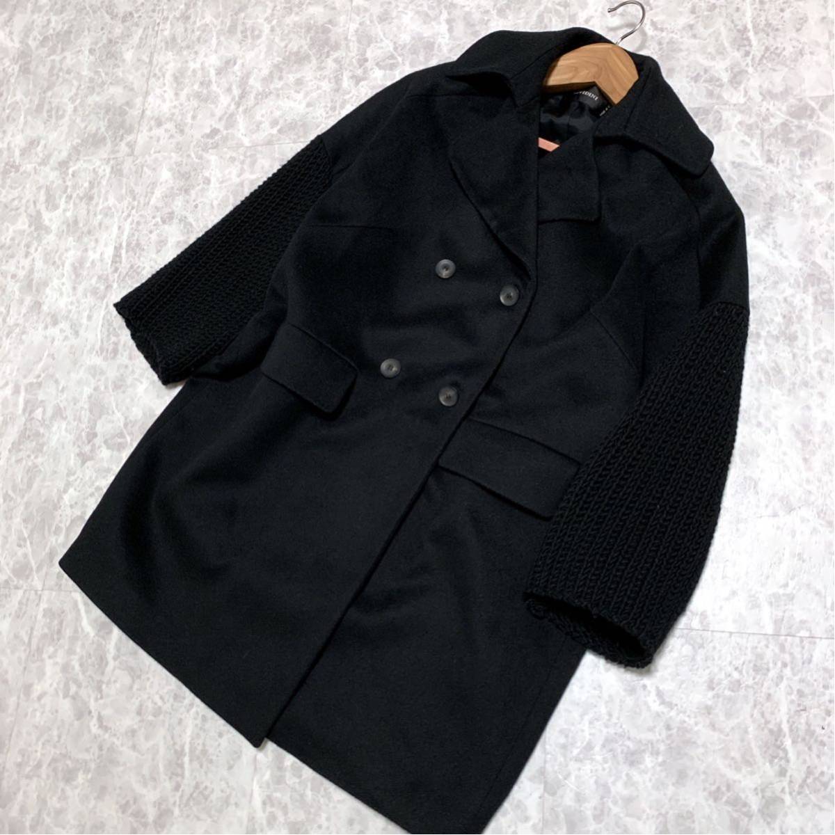【10%OFF】 cividini 40 チヴィディーニ しゃり感ポリエステル ステンカラーコート - スプリングコート