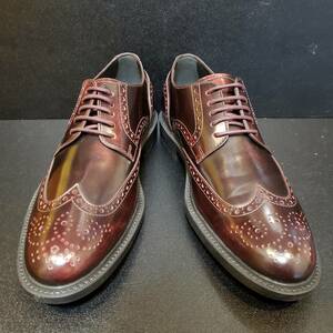  Tod's (TOD'S) Italy made leather shoes bordeaux UK6.5
