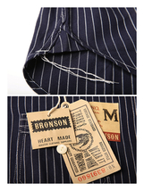 SALE ブロンソン オールドタイム ピンストライプ長袖ワークシャツ M BRONSON 新品_画像8