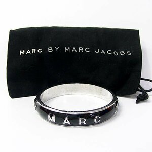 BJ1501【BSJB】MARC BY MARC JACOBS マークバイマークジェイコブス バングル ブレスレット ブラック 黒 アクセサリー レディース