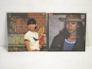  peace mono LP City pop [ Takeuchi Mariya 2 sheets ] 1ST album Beginning name record Showa era CITY POP * tube 30149