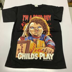 SR9A3. デザインTシャツ Mサイズ　Child’s Play ③ チャイルドプレイ CHUCKY チャッキー