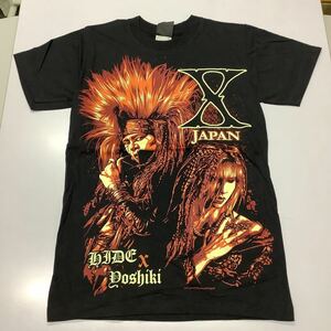 SR9A3. バンドTシャツ Sサイズ　X JAPAN Xジャパン　HIDE Yoshiki