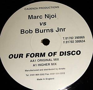d*tab Marc Njoi vs. Bob Burns Jnr:Our Form Of Disco ['98]