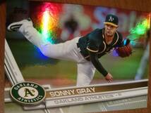 ★キラ パラレル SONNY GRAY TOPPS 2017 SERIES 1 #177 MLB WBC USA ソニー グレイ ATHLETICS アスレチックス NY ヤンキース YANKEES_画像1