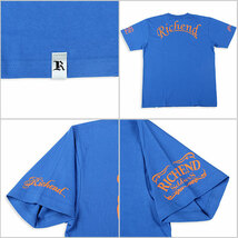 RICHEND/リッチエンド Ｔシャツ HYBRID/ハイブリッ ロイヤルブルー×オレンジ（Mサイズ）アメージング 服 ニックス メッツ NY 青 オレンジ_画像3