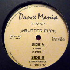 Adonis参加！！シカゴ・ゲットー・ハウスのルーツ・レーベルDance Maniaのレア盤！！Parris Mitchell Butter Fly