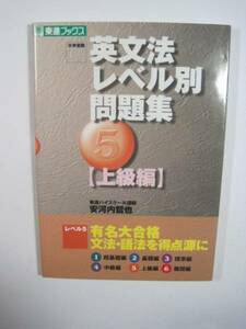 英文法レベル別問題集―大学受験 (5) (東進ブックス)安河内 哲也 (著)