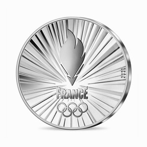 2021 フランス パリ2024 オリンピック開催記念 10ユーロ プルーフ銀貨