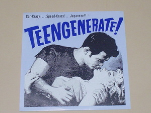 GARAGE PUNK：TEENGENERATE / CAR CRZY! SPEED CRAZY! JAPANESE!(FIRESTARTER,REGISTRATORS,FIRSTALERT,THE RAYDIOS,RULLER)