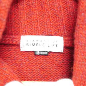 A370 ◇ element of SIMPLE LIFE | エレメントオブシンプルライフ ニット 赤 中古 サイズMの画像7